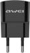 AWEI C-832 Travel charger + Lightning cable 1USB 2.1A Black F_92053 фото 4