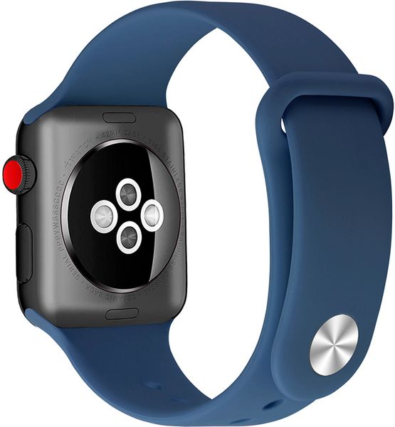 UWatch Silicone Strap for Apple Watch 42/44 mm Ocean Blue 101395 фото