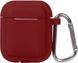 TOTO Plain Cover With Stripe Style Case AirPods Wine Red 101761 фото 1