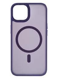 TOTO FIBRA Metal Buttons with MagSafe iPhone 15 Deep Purple 144245 фото