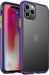 Ipaky Cucoloris Series/TPU Frame Anti-Scratch PC Case Apple iPhone 11 Pro Max Purple 104253 фото