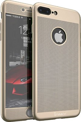 Ipaky 360 Mesh PC Heat Dissipation cover case 3 in 1 iPhone 7 Plus Gold F_53636 фото