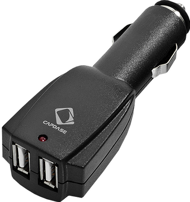 Capdase Dual USB&Cable microUSB Black F_33366 фото