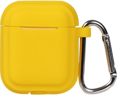 TOTO Plain Cover With Stripe Style Case AirPods Yellow 101763 фото