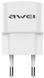 AWEI C-832 Travel charger + Lightning cable 1USB 2.1A White F_92054 фото 4
