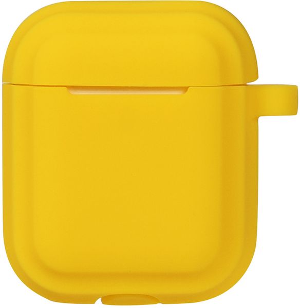 TOTO Plain Cover With Stripe Style Case AirPods Yellow 101763 фото