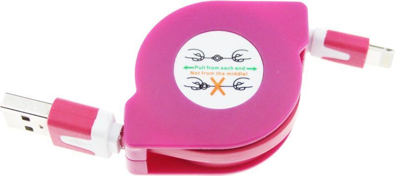 TOTO TKX-67 Flat USB cable Lightning 1m Lilac 57481 фото