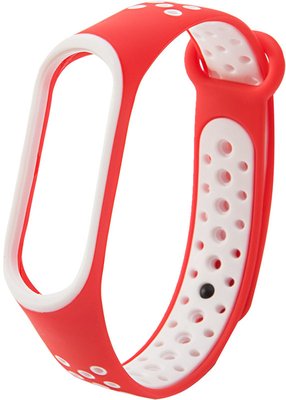 UWatch Replacement Sports Strap for Mi Band 3/4 Red/White F_126697 фото