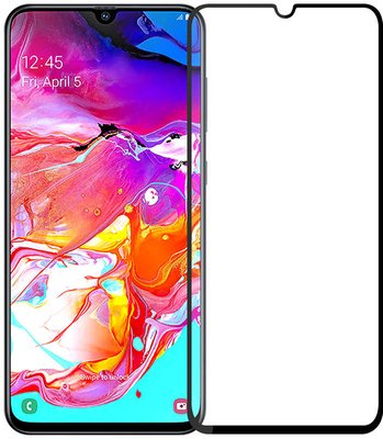 TOTO 5D Full Cover Tempered Glass Samsung Galaxy A70 Black F_87849 фото