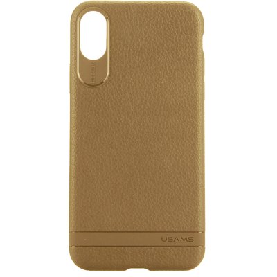 Usams Case-Sinja Series iPhone X Brown 54443 фото
