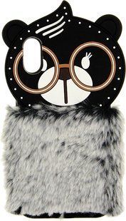 TOTO TPU Fluffy Case IPhone X Bear Gray 56805 фото