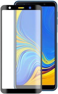 TOTO 5D Full Cover Tempered Glass Samsung Galaxy A7 2018 Black 87339 фото