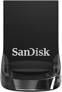 SanDisk Flash Drive USB USB 3.1 Ultra Fit 16 GB Black 136000 фото