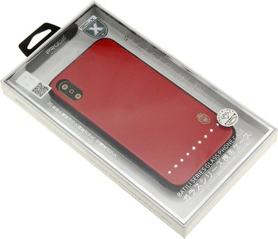 Remax Batili Series Glass Case Apple iPhone X Red F_62009 фото