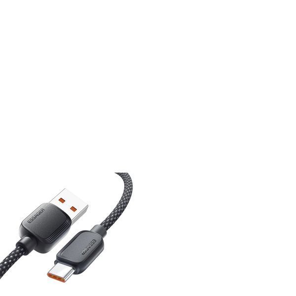 Essager Breeze USB Cable USB-A to Type C 1M 100W Black 146514 фото