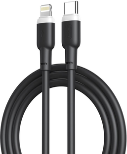 XO PD Type-C to Lightning NB208A Liquid Silicone 20W 1m Black 145200 фото