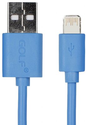 GOLF GC-01I High Speed Lightning cable 0.9m Blue F_50000 фото