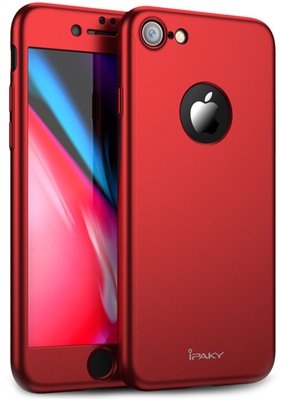 Ipaky 360 PC Full Protection Case Apple iPhone 7 Plus/8 Plus Red F_98890 фото
