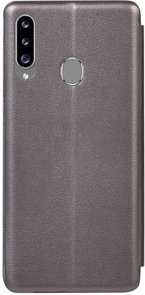 TOTO Book Rounded Leather Case Samsung Galaxy A20s Gray 103725 фото