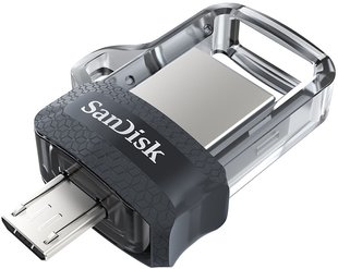 SanDisk Ultra Dual OTG USB 3.0 130 Mb/s16 GB Black 135961 фото