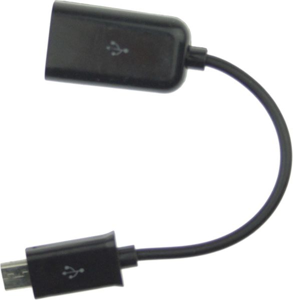 TOTO TKZ-01 OTG cable micro USB 0,16m Black 52979 фото