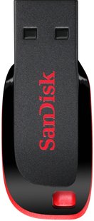 SanDisk USB Cruzer Blade 16Gb Black Red 38837 фото