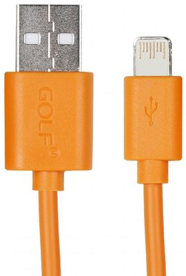 GOLF GC-01I High Speed Lightning cable 0.9m Orange F_50002 фото