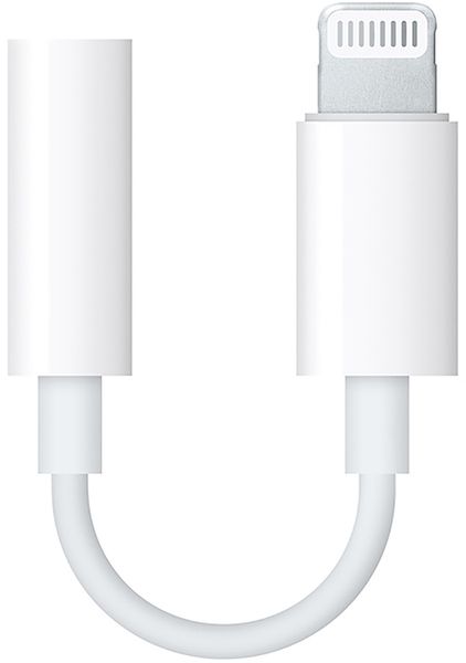 Apple Lightning to 3.5mm Headphones for iPhone White F_75779 фото