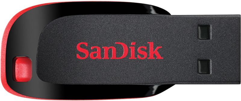 SanDisk USB Cruzer Blade 16Gb Black Red 38837 фото