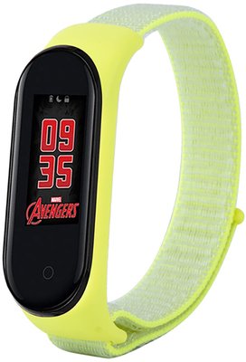 Uwatch Replacement Nylon Strap for Mi Band 3/4/5 Bright Green F_126708 фото