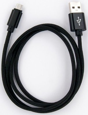 Dengos NTK-M-MT Round Micro USB Cable 1m Black F_132074 фото