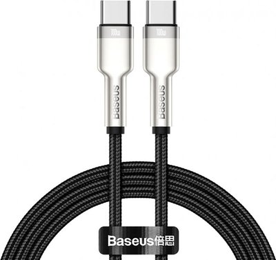 Baseus Cafule Series Metal Data Cable Type-C to Type-C 100W 2m Black F_140016 фото