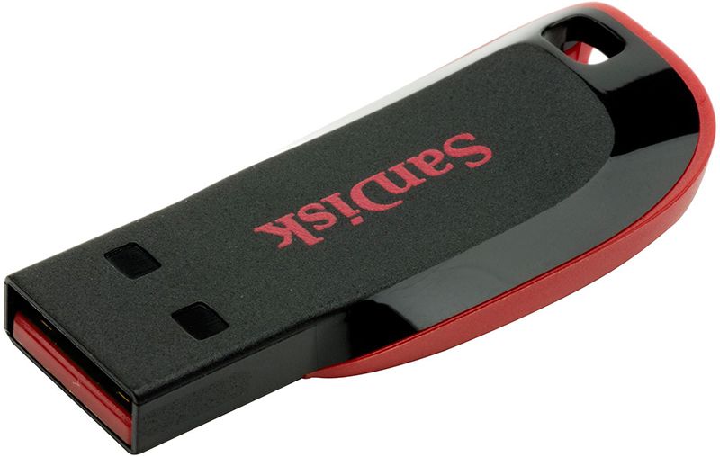 SanDisk USB Cruzer Blade 64Gb Black Red 40838 фото