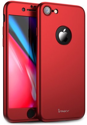 Ipaky 360 PC Full Protection Case Apple iPhone 7/8 Red F_98886 фото