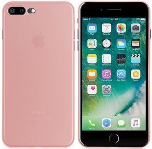 TOTO Ultra Thin TPU Case iPhone 7 Plus/8 Plus Pink 54073 фото