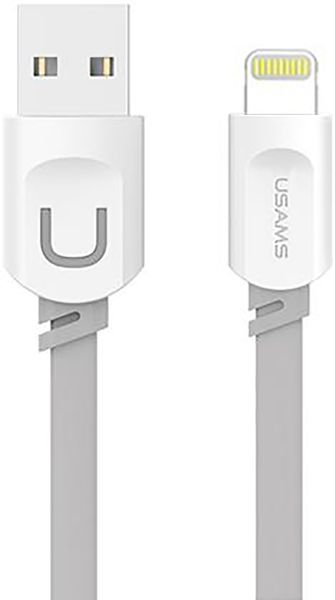 Usams US-SJ008 Lightning cable 1m Grey 72514 фото