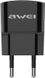 AWEI C-832 Travel charger + Lightning cable 1USB 2.1A Black 92053 фото 4