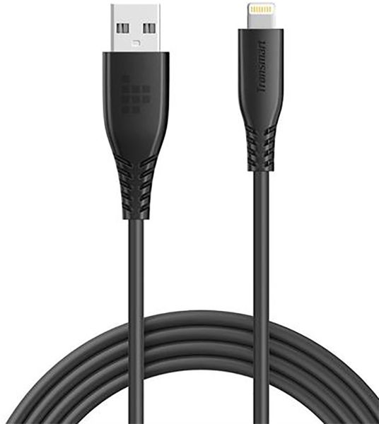 Tronsmart Lightning MFi 1.2m TPE Cable Black 109685 фото