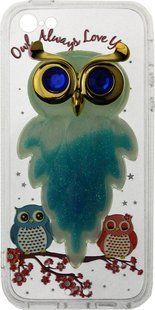 TOTO TPU Case Decorative Stones IPhone 5/5S/SE Owls Cold Ice 56567 фото