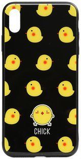 TOTO Cartoon Print Glass Case Apple iPhone XS Max Chick 93149 фото