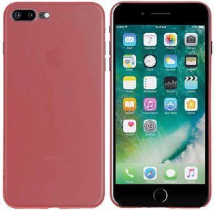TOTO Ultra Thin TPU Case iPhone 7 Plus/8 Plus Red 54074 фото