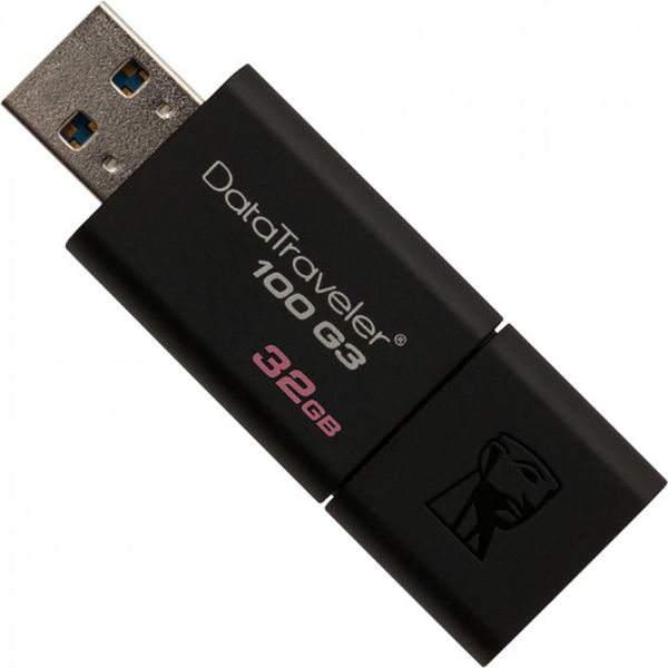 Kingston DataTraveler 100 G3 USB 3.0 32Gb 2pcs Black 138479 фото