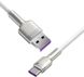 Baseus Cafule Series Metal Data Cable USB to Type-C 66W 1m White F_137582 фото 2