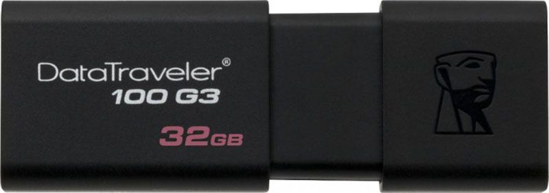 Kingston DataTraveler 100 G3 USB 3.0 32Gb 2pcs Black 138479 фото