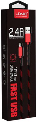LDNIO LS23 Lighting cable 1m Red F_66541 фото