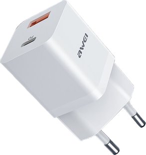 AWEI PD12 Type-C Charger White 136344 фото