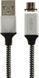 INKAX CK-50 magnetic Micro cable 1m Black 72195 фото 2