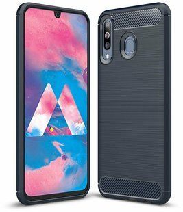 Ipaky Slim Anti-Fingerprint TPU Case Samsung Galaxy A40s/M30 Blue 104348 фото