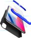 GKK 3 in 1 Hard PC Case Apple iPhone X Blue/Black F_91159 фото 2