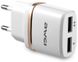 AWEI C-930 Travel charger 2USB 2.1A White/Silver 87167 фото 3